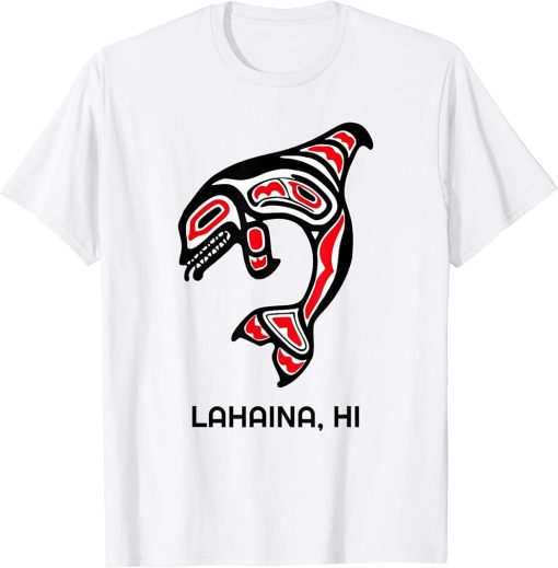 Lahaina HI Native Aboriginal Orca Killer Whales T-Shirt