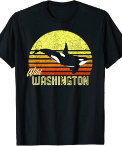 Washington Orca Killer Whale Puget Sound Marine Biologist T-Shirt